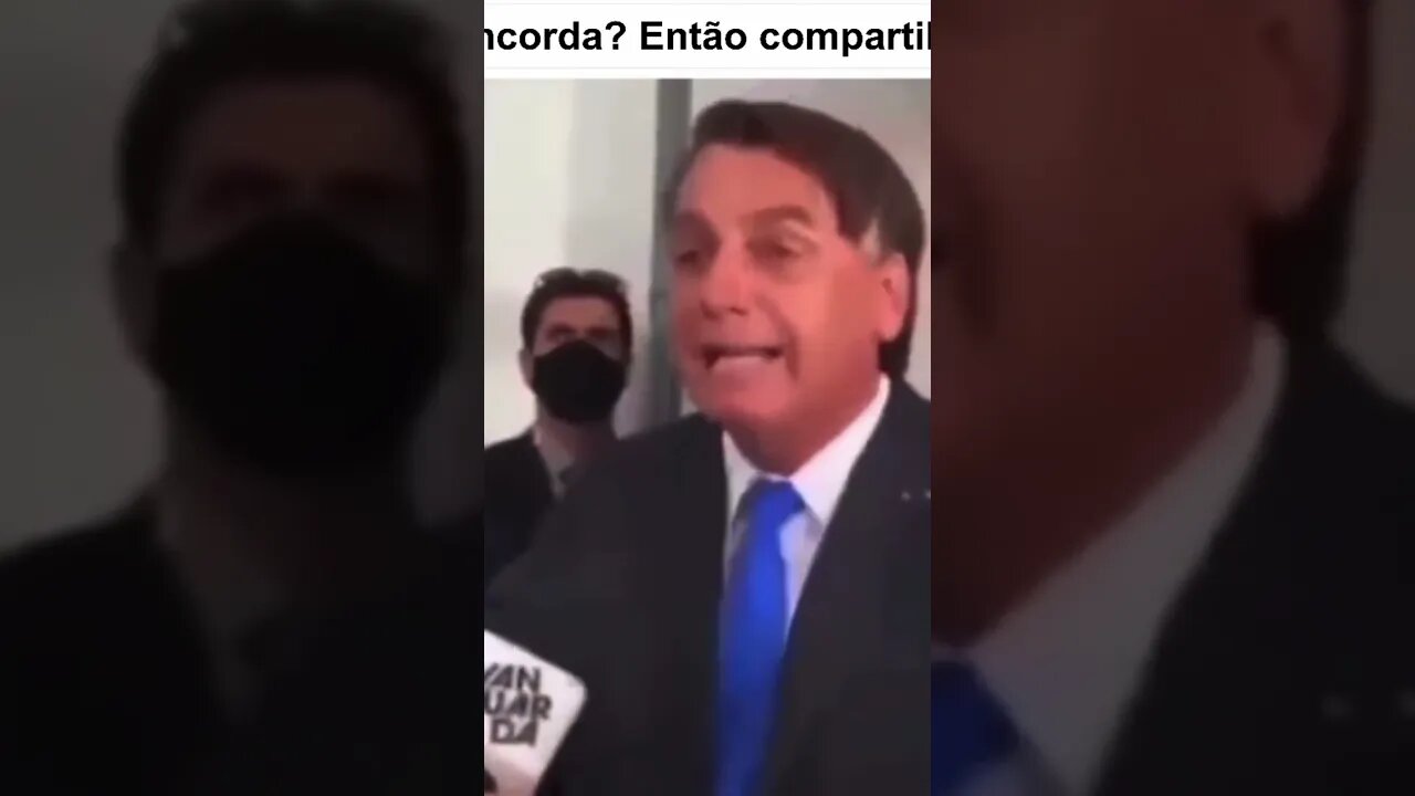 De qual veículo de comunicação que o Bolsonaro estava falando?