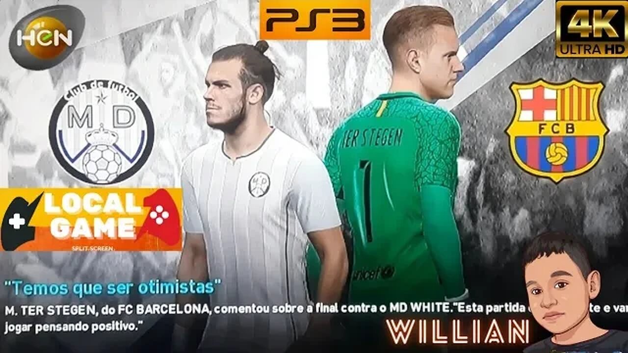 Pes 2018 Rumo ao estrelato Final da Copa Espanhol titular do Barcelona