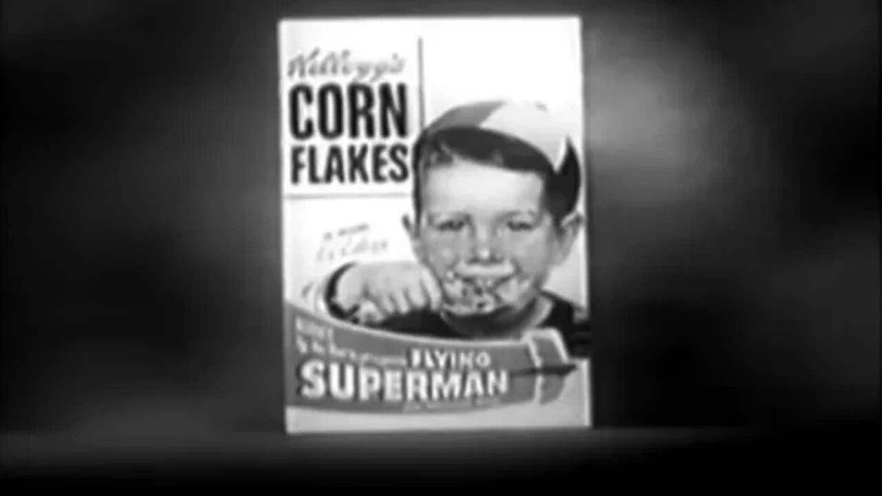 1955 Flying Superman from Kellogg's Corn Flakes Commercial