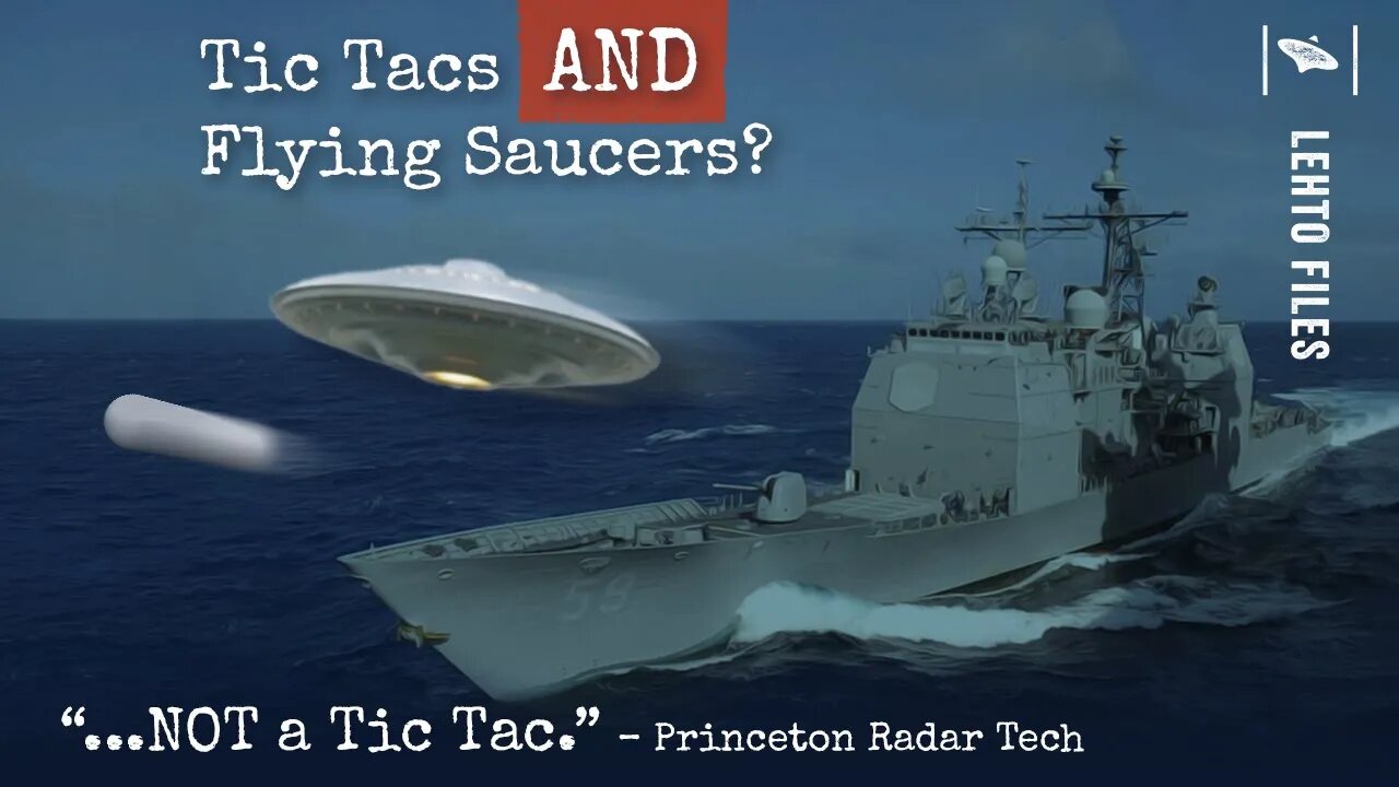 Flying Saucers AND Tic Tacs were at the Nimitz engagement