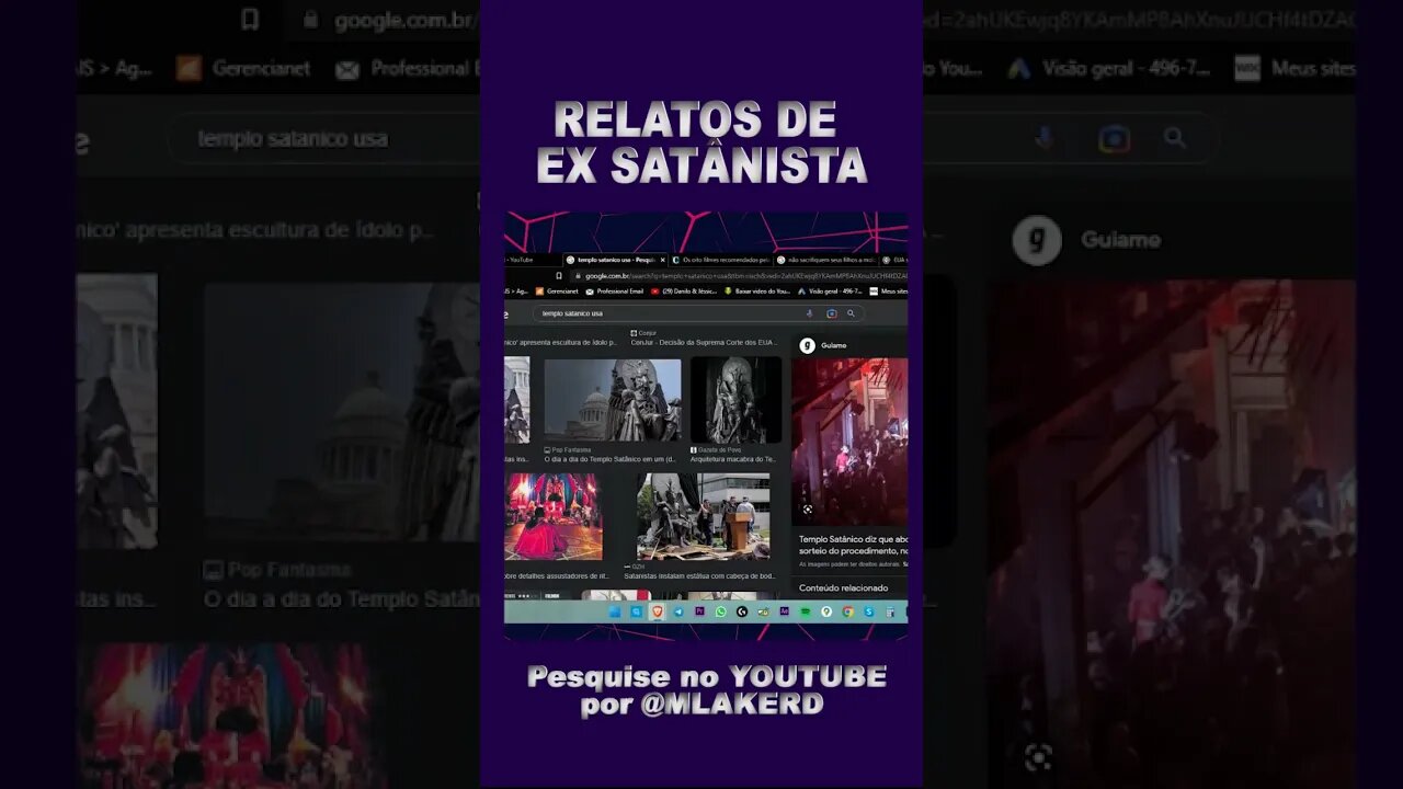 Relatos de um ex satanista parte08 #fimdostempos😱😱 #fatoscuriosos #revelação #shortsvideo