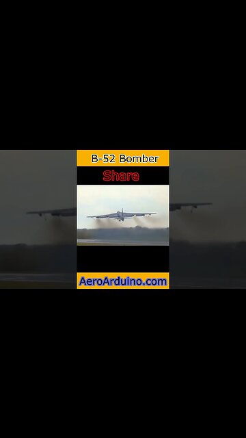 Can't Believe B52 Stratofortress Giant Smokey Building can Take Off the Runway #Flying #Aviati