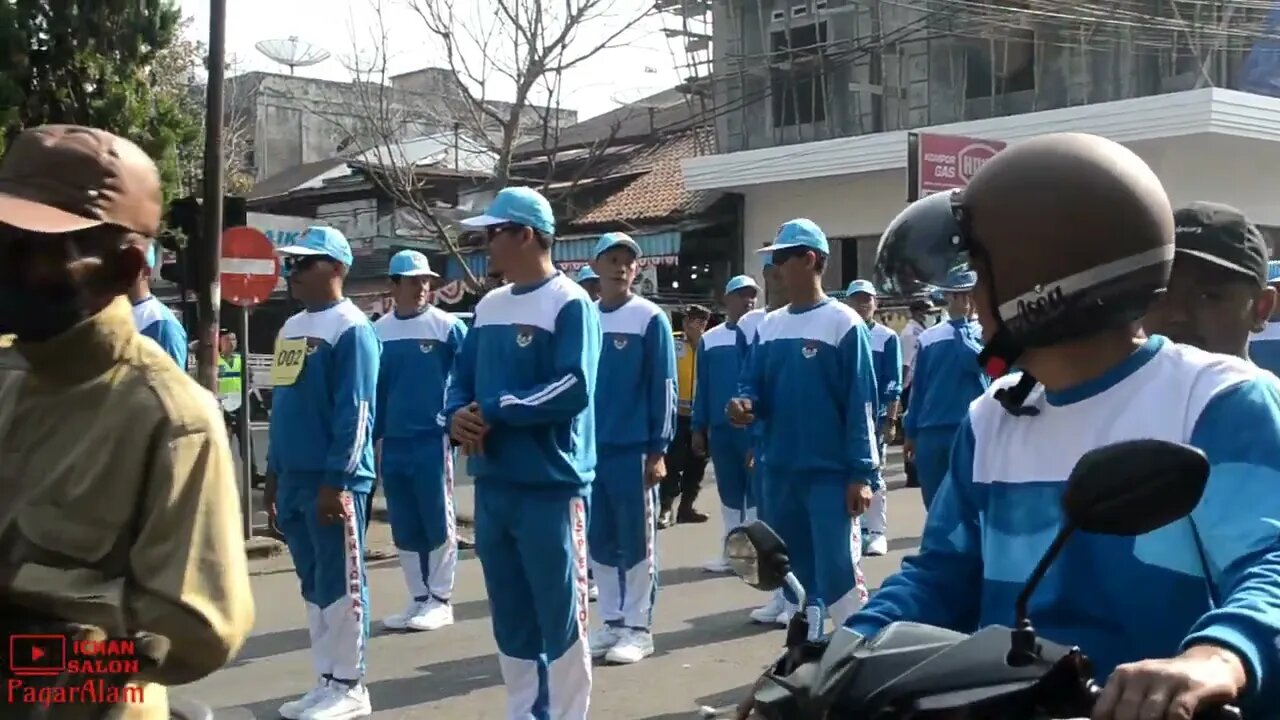 PERLOMBAAN BARIS-BERBARIS ANTAR INSTANSI DAN UMUM KOTA PAGARALAM DALAM RANGKA HUT RI KE 78 2023
