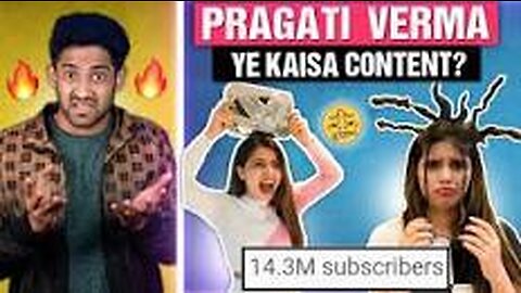 @PragatiVermaa ROAST! (CRINGE INDIAN YOUTUBER!)