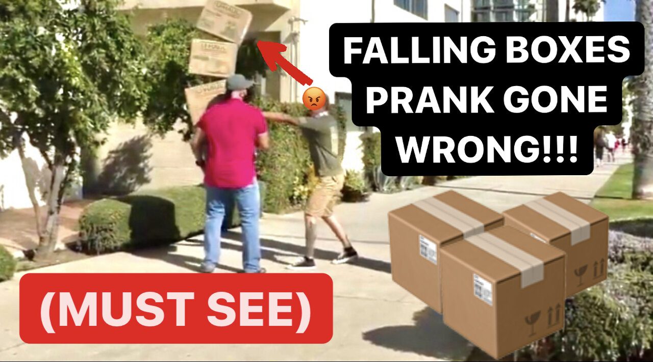 FALLING BOXES PRANK GONE WRONG | MUST SEE PRANK