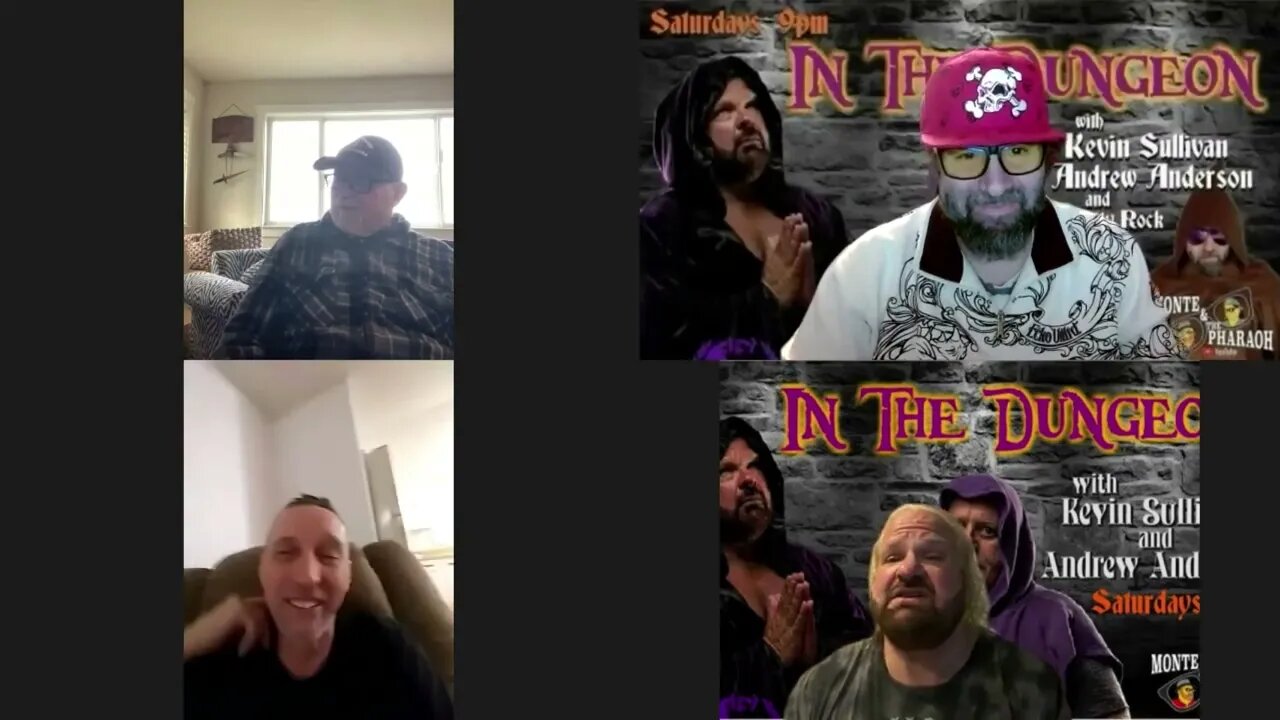 In The Dungeon with host Kevin Sullivan , Andrew Anderson , and Matty Rock guest Billy Silverman