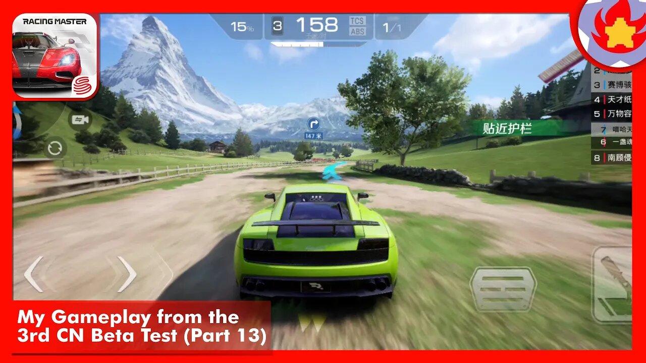 My Gameplay from the 3rd CN Beta Test (Part 13) | Racing Master