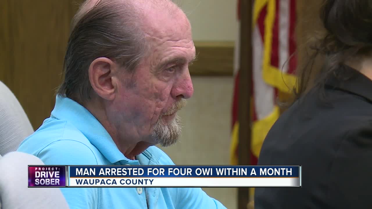 Man arrested for 4 OWI's in less than a month