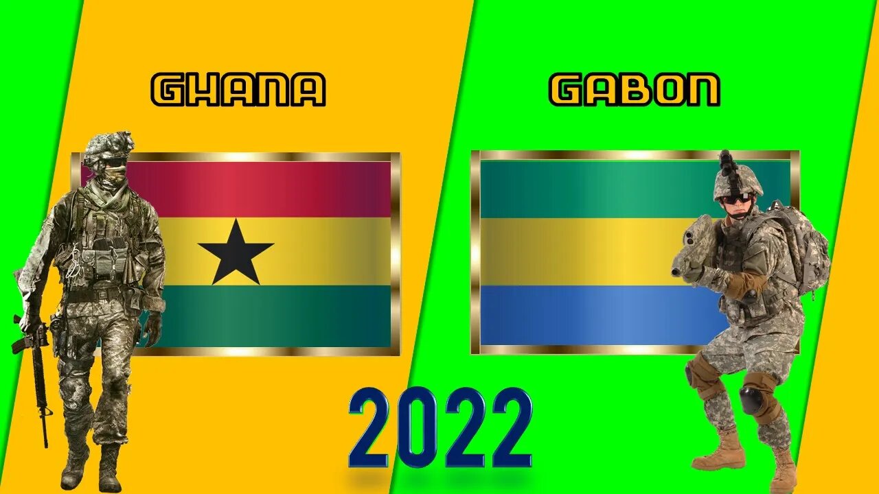 Ghana VS Gabon Military Power Comparison 2022 | 🇬🇭vs🇬🇦