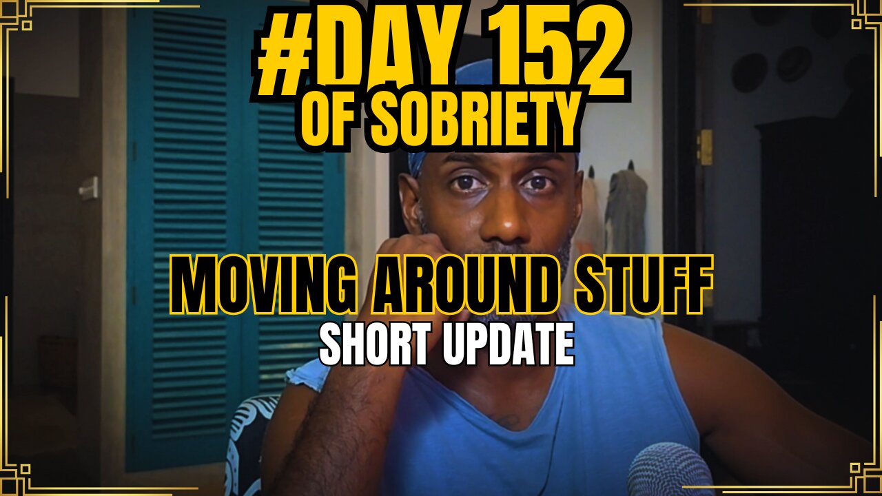 Day 152 of Sobriety | Quick Update & Studio Setup #sobrietyjourney