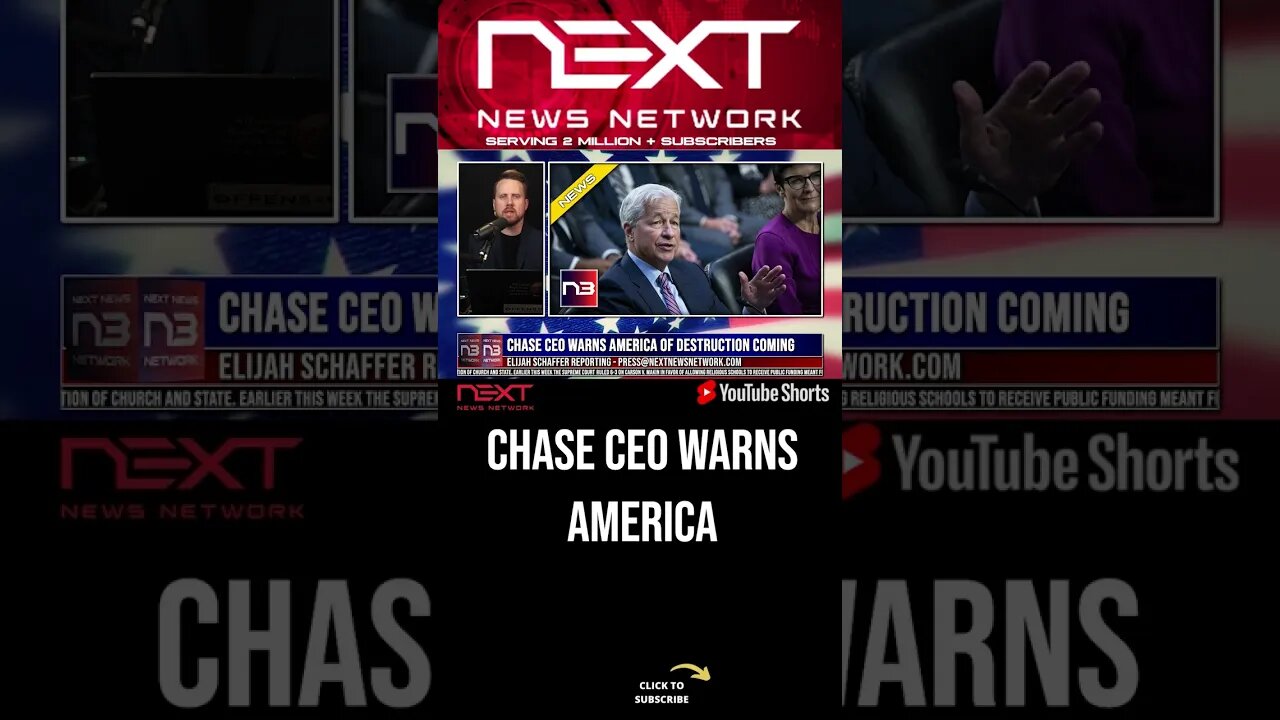 Chase CEO Warns America Of Destruction Coming #shorts