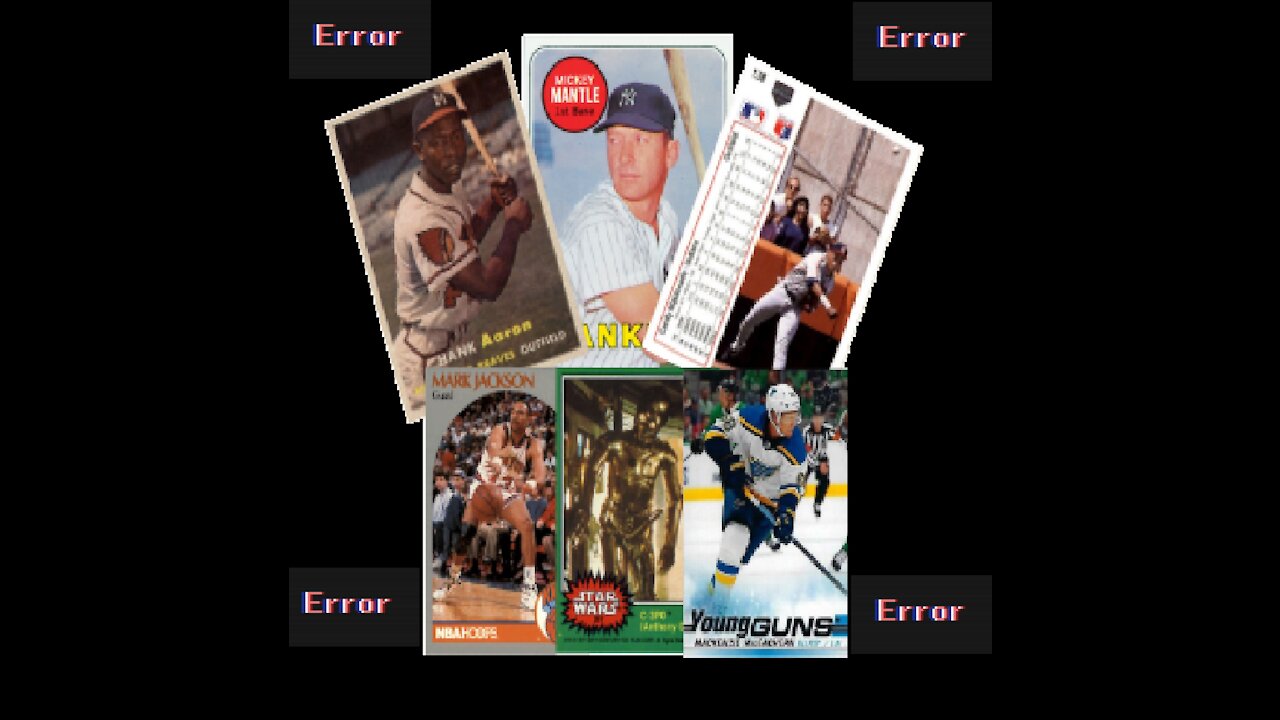 ERROR CARDS 2020