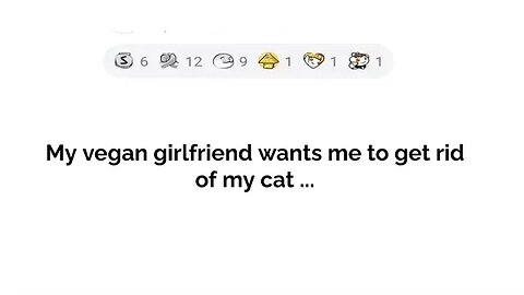 VEGAN GF WANTS TO GET RID OF MY CAT!