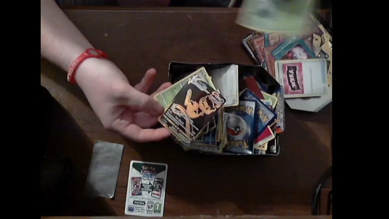 Opening a $2 Dollar GARAGE SALE Pokémon Tin!!!! (WHATS INSIDE) - Pokémon Cards ASMR