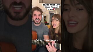 Couple sings Love Song ♥️ to each other #shorts