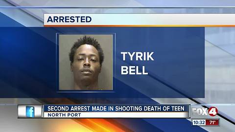 Second Arrest Made in Shooting Death of Teen