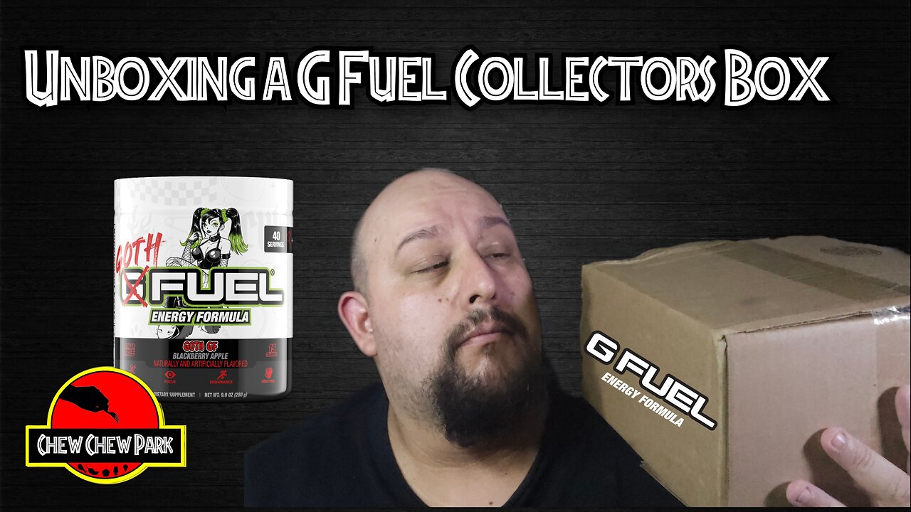 Unboxing A GFuel Collectors Box