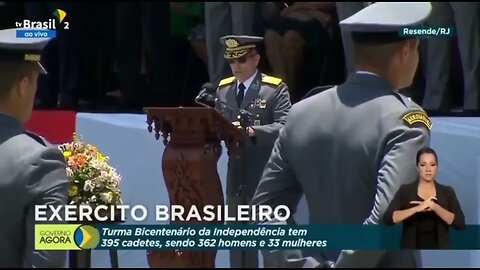 BOLSONARO NA ENTREGA DO ESPADIM