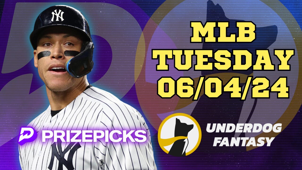 #PRIZEPICKS | BEST PICKS FOR #MLB TUESDAY | 06/04/24 | BEST BETS | #BASEBALL| TODAY | PROP BETS