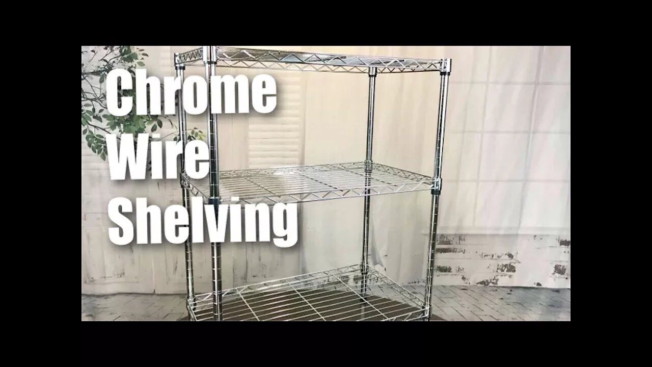 Sandusky Chrome 3 Shelf Wire Shelving Review