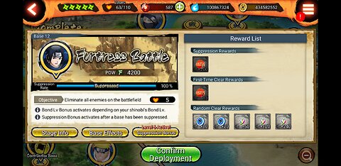 Naruto x Boruto Ninja voltage Bosse 12 Suppresion Mission