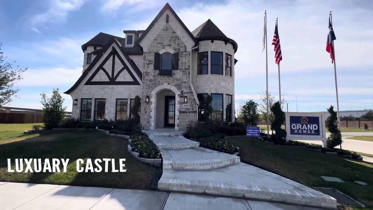 ELEGANT LUXURY CASTLE HOUSE TOUR NEAR DALLAS TEXAS