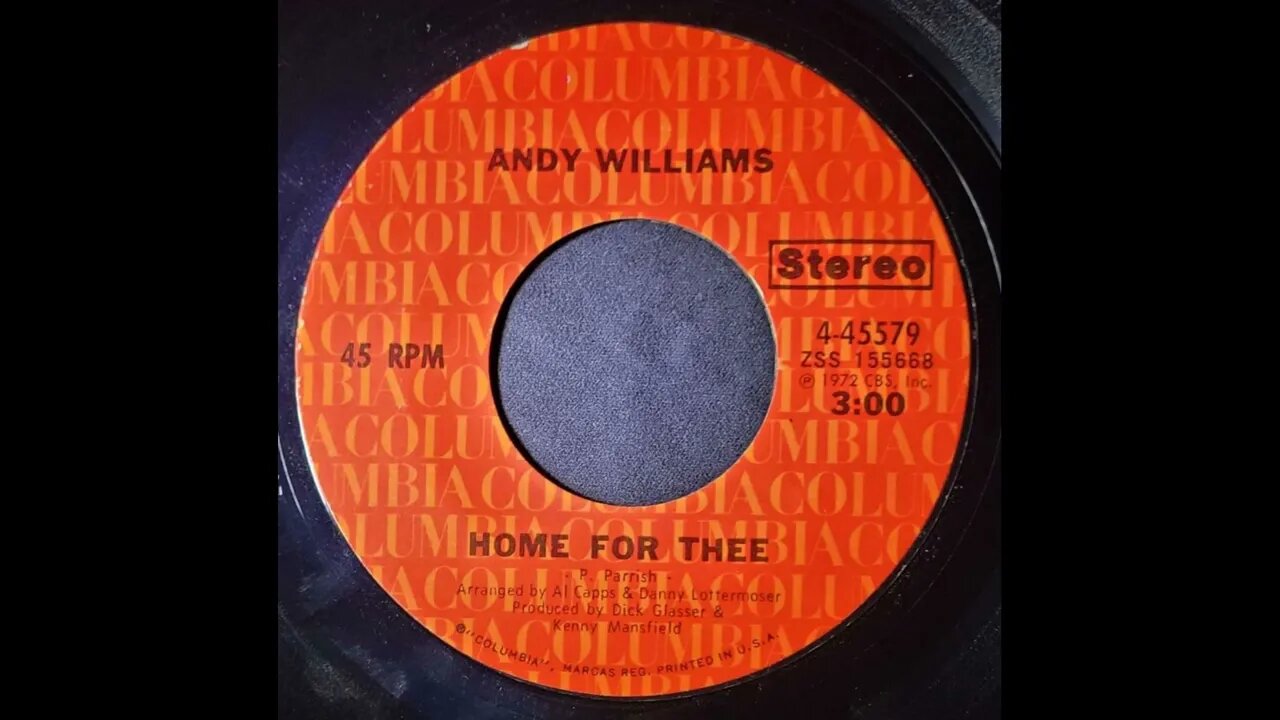 Andy Williams - Home For Thee