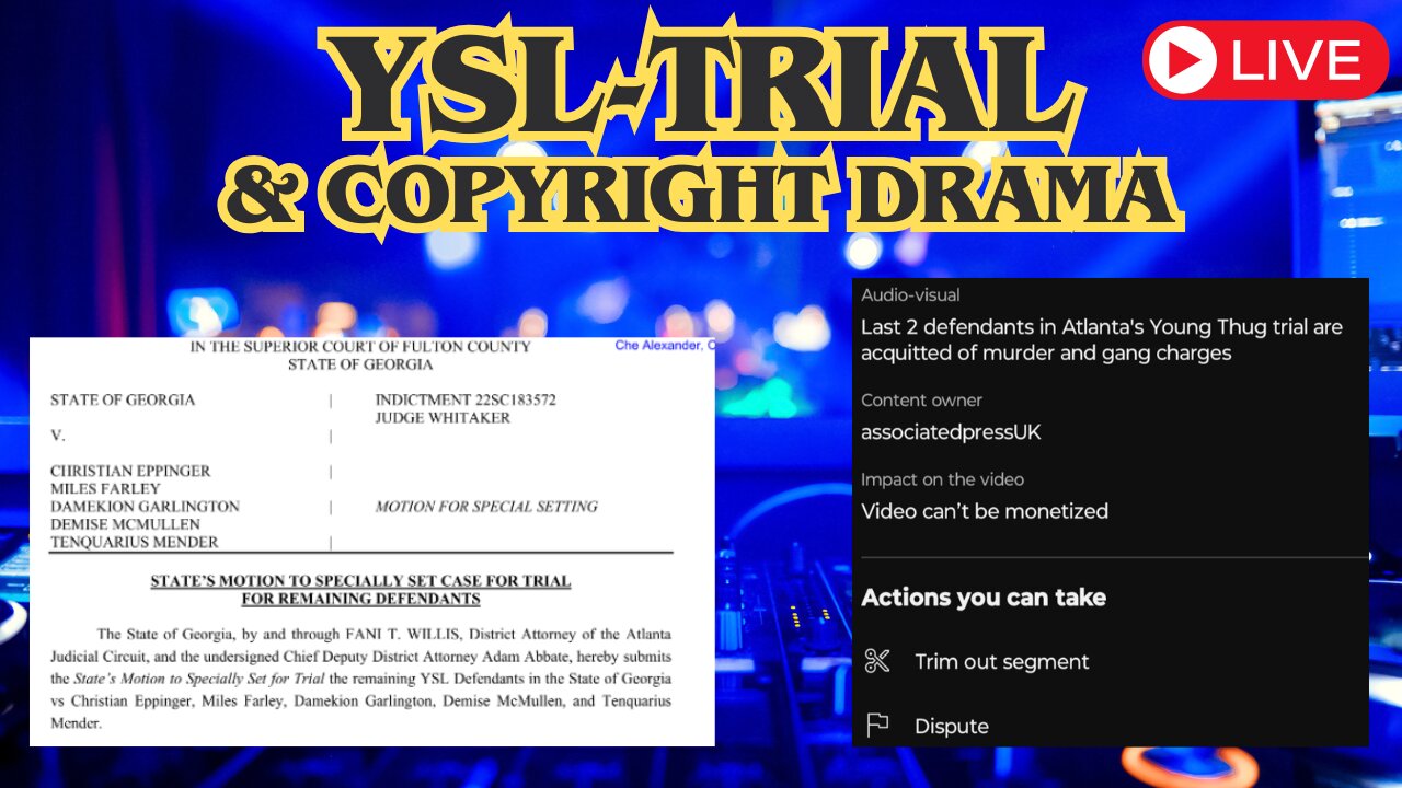 YSL-trial and copyright/fair use.