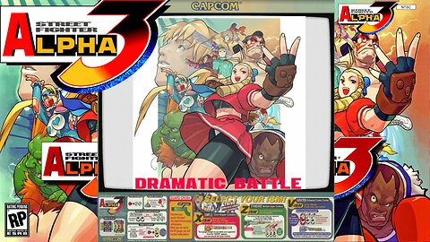 Street Fighter Alpha 3 - Cammy (Dramatic Battle) Max Difficulty