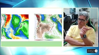 Chuvas no centro norte e alertas para SP e RJ. Temperaturas ainda abaixo do normal