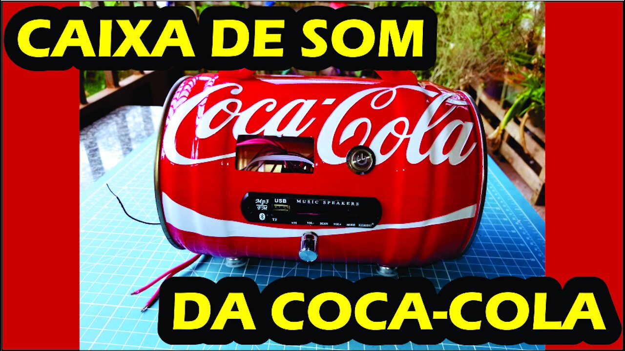 Caixa de som da Coca Cola