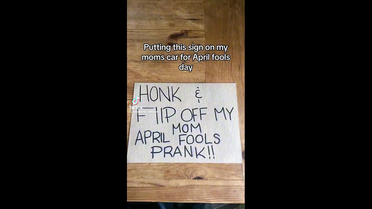 APRIL FOOLS prank