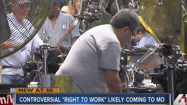 Controversial âRight to Workâ may come to Missouri