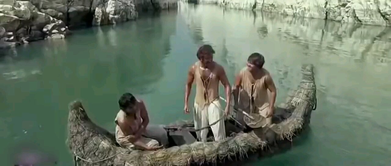 Fight with crocodile