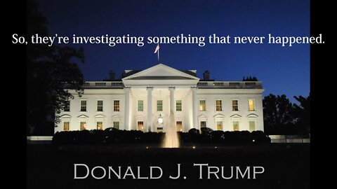 Donald Trump Quotes - So, they're investigating something...