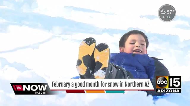 Flagstaff residents taking advantage of the snowfall