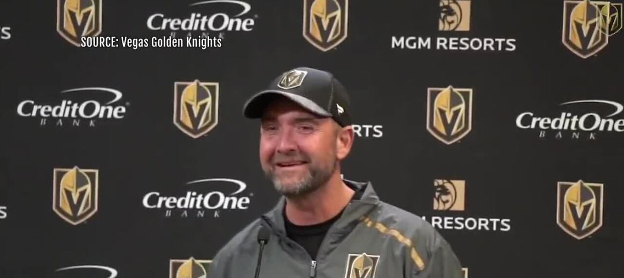 Golden Knights new coach Peter DeBoer