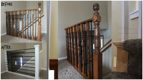 Awesome Stair Railing Design Ideas and DIY