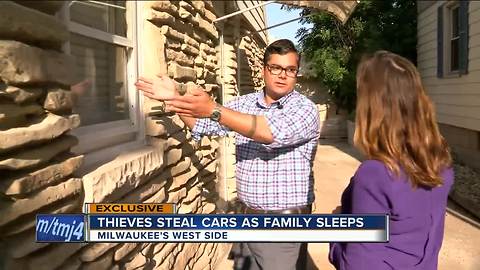 Car thieves strike Milwaukee home while family sleeps