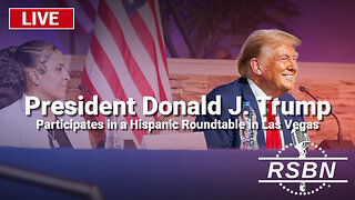 LIVE REPLAY: President Trump Participates in a Hispanic Roundtable in Las Vegas - 10/12/24