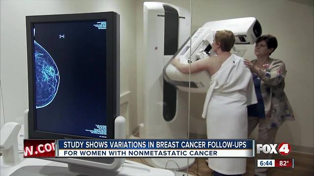 New study shows variations in follow-up imaging for women with non-metastatic breast cancer 6 pm
