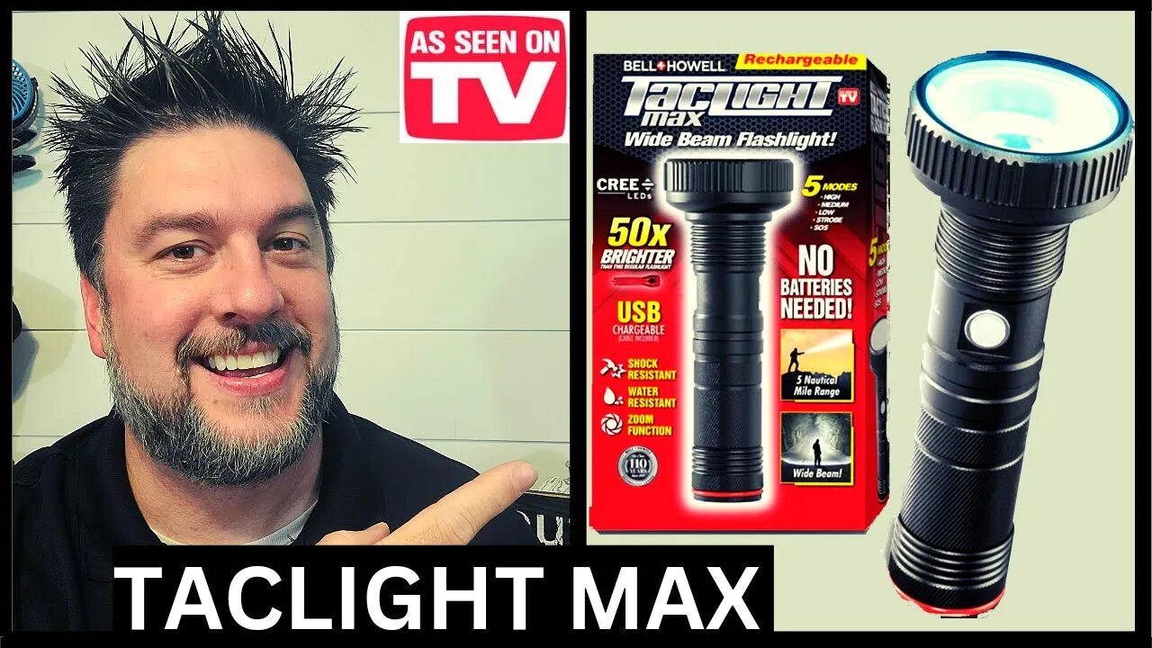 🔦 Taclight Max review. As seen on TV rechargeable flashlight 🔦 [461]