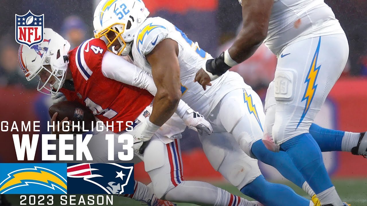 Los Angeles Chargers vs. New England Patriots Game Highlights _ NFL 2023 Week 13