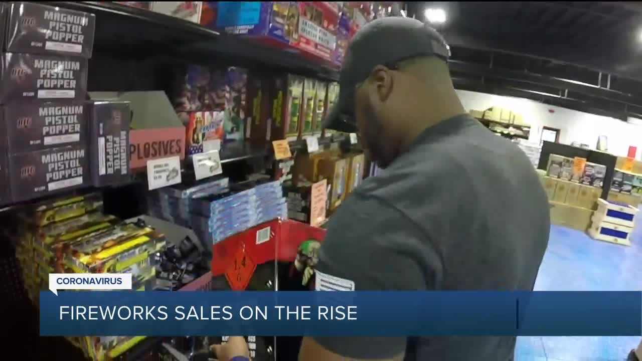 Fireworks sales on the rise