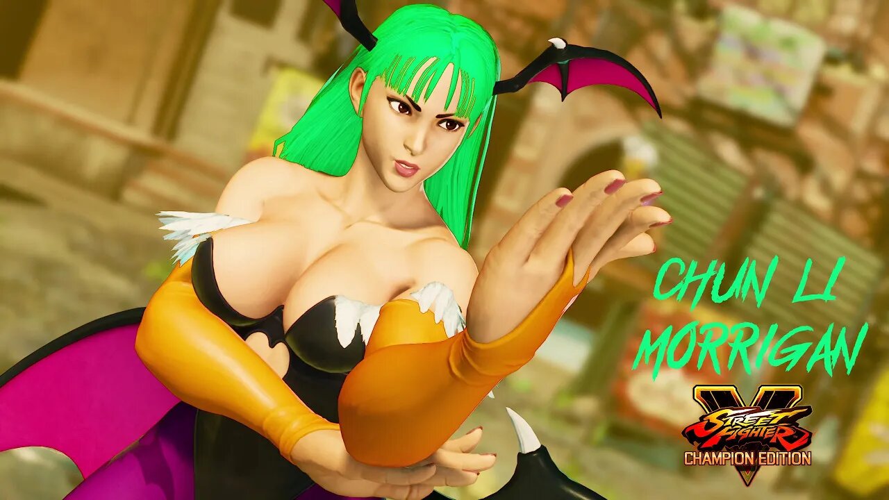 Street Fighter V Chun Li Morrigan Outfit