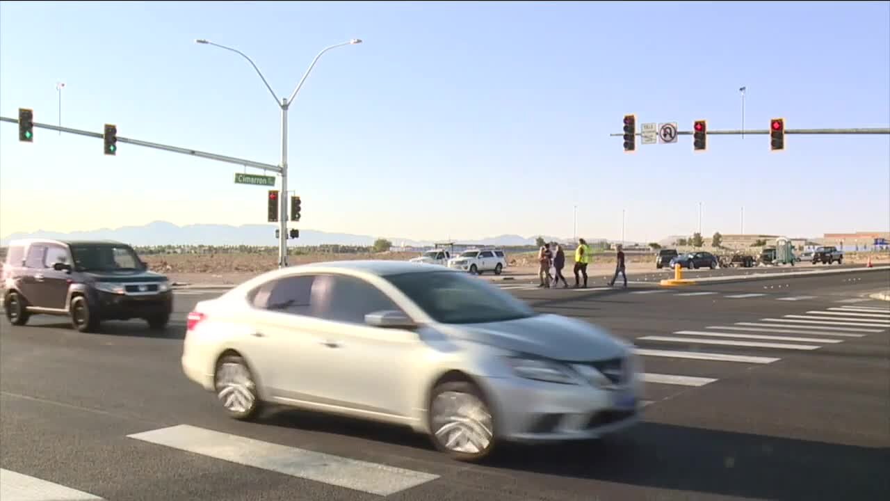 Warm Springs, Cimarron gets new traffic signal thanks to Sierra Vista High School students