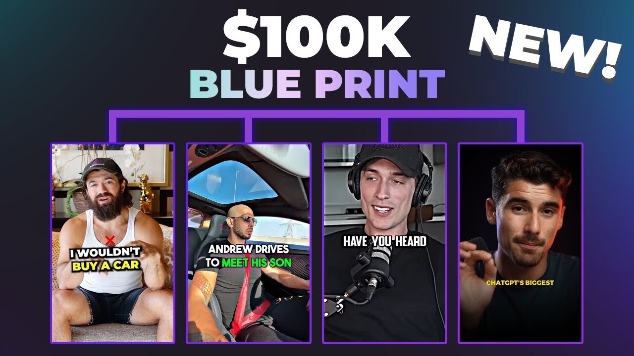 Make $100,000 with AI generated shorts! (New strategy)