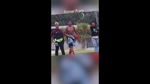 Funny running prank