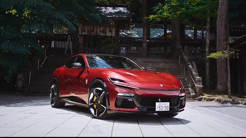 Ferrari Purosangue on a journey across Japan