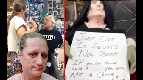 WA Trans Councilwomen Confronts Store Owner, Plays Victim, Calling In ANTIFA Thugs